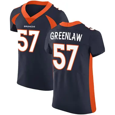Men's Nike Denver Broncos Dre Greenlaw Alternate Vapor Untouchable Jersey - Navy Elite