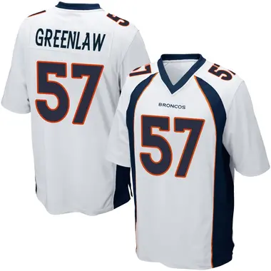 Men's Nike Denver Broncos Dre Greenlaw Jersey - White Game