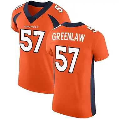 Men's Nike Denver Broncos Dre Greenlaw Team Color Vapor Untouchable Jersey - Orange Elite