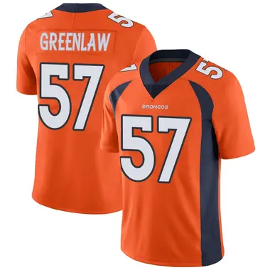Men's Nike Denver Broncos Dre Greenlaw Team Color Vapor Untouchable Jersey - Orange Limited