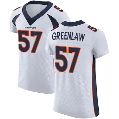 Men's Nike Denver Broncos Dre Greenlaw Vapor Untouchable Jersey - White Elite