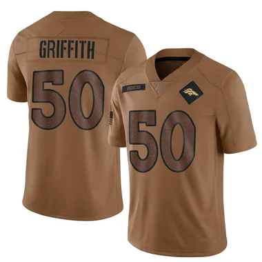 Men's Nike Denver Broncos Jonas Griffith 2023 Salute To Service Jersey - Brown Limited