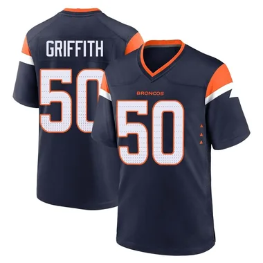 Men's Nike Denver Broncos Jonas Griffith Alternate Jersey - Navy Game