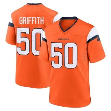 Men's Nike Denver Broncos Jonas Griffith Jersey - Orange Game