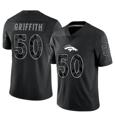 Men's Nike Denver Broncos Jonas Griffith Reflective Jersey - Black Limited