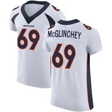 Men's Nike Denver Broncos Mike McGlinchey Vapor Untouchable Jersey - White Elite