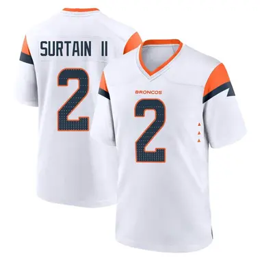 Men's Nike Denver Broncos Pat Surtain II 2nd Jersey - White Game