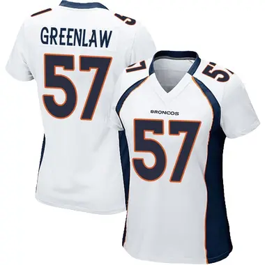 Women's Nike Denver Broncos Dre Greenlaw Jersey - White Game