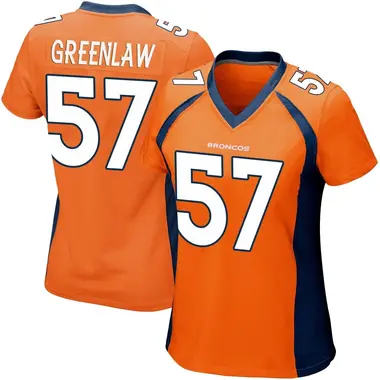 Women's Nike Denver Broncos Dre Greenlaw Team Color Jersey - Orange Game