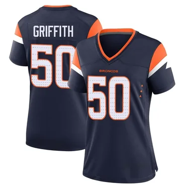 Women's Nike Denver Broncos Jonas Griffith Alternate Jersey - Navy Game