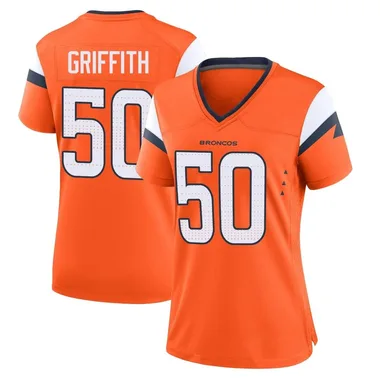 Women's Nike Denver Broncos Jonas Griffith Jersey - Orange Game