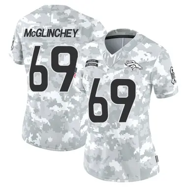 Women's Nike Denver Broncos Mike McGlinchey 2024 Salute to Service Jersey - Arctic Camo Limited