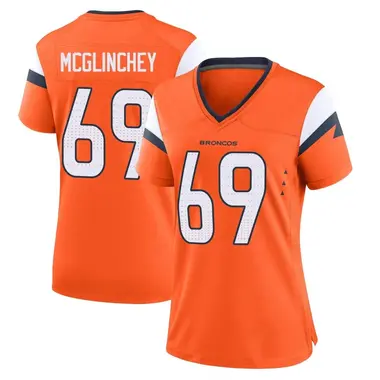 Women's Nike Denver Broncos Mike McGlinchey Jersey - Orange Game