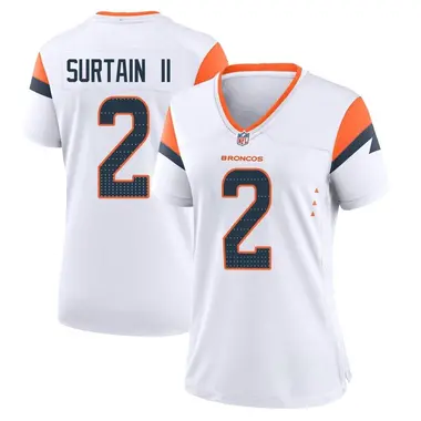 Women's Nike Denver Broncos Pat Surtain II 2nd Jersey - White Game