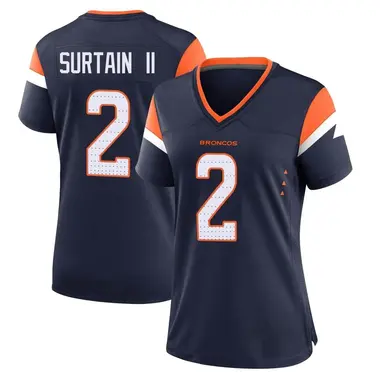 Women's Nike Denver Broncos Pat Surtain II Alternate Jersey - Navy Game