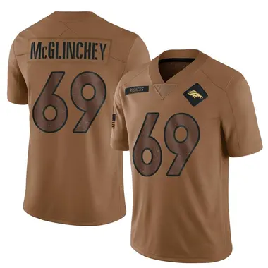 Youth Nike Denver Broncos Mike McGlinchey 2023 Salute To Service Jersey - Brown Limited