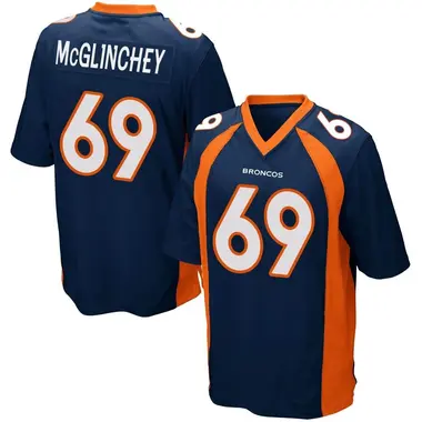 Youth Nike Denver Broncos Mike McGlinchey Alternate Jersey - Navy Blue Game