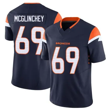 Youth Nike Denver Broncos Mike McGlinchey Alternate Vapor F.U.S.E. Jersey - Navy Limited