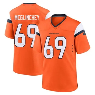 Youth Nike Denver Broncos Mike McGlinchey Jersey - Orange Game