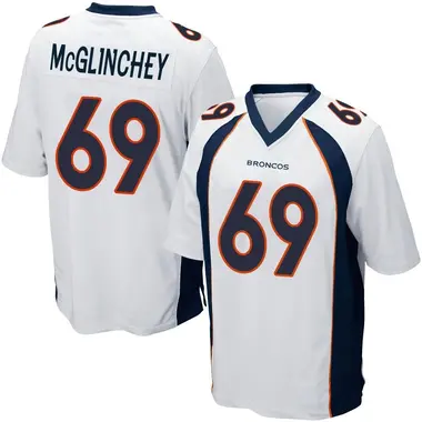 Youth Nike Denver Broncos Mike McGlinchey Jersey - White Game